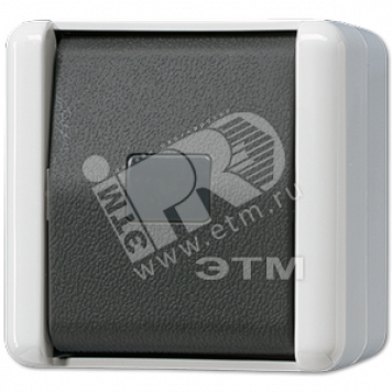 Кнопка без фиксации 10AX 250V 1НО накладная IP44
