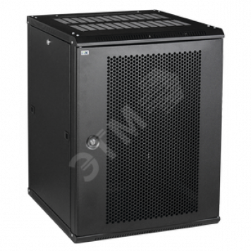 Шкаф LINEA W 18U 600x450 мм дверь перфорированная RAL9005