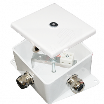 Коробка монтажная огнестойкая КМ-О (6к*60)-IP66-100х100 четыре ввода ABCD (КМ-О (6к*6,0)-IP66-100х100 ABCD)