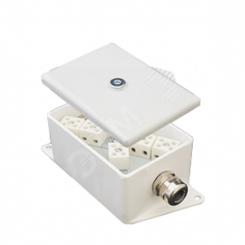 Коробка монтажная огнестойкая КМ-О(10к)-IP66-d три ввода ADE (КМ-О 10кIP66-d3в)