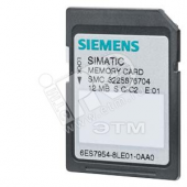 SIMATIC S7 Карта памяти для S7-1X00 CPU 3.3 в NFLASH 12 Мбайт (6ES7954-8LE01-0AA0)