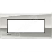 LivingLight Рамка AIR 7 постов Паладий (LNC4807PL)