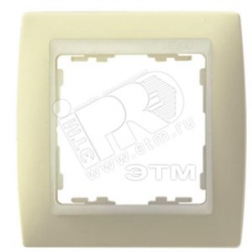 Рамка на 1 пост, S82, сл.кость (82710-31)