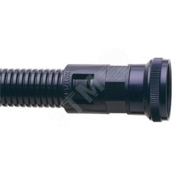 Фитинг Adaptalok UNEF AL, прямой, нейлон, черный, резьба U144, d34, AL34/U144/A/006520, 10 шт. (AL34/U144/A/006520)