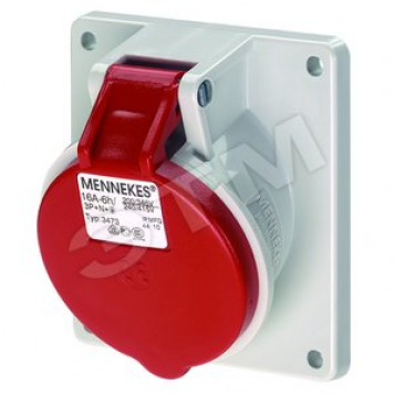 Розетка панельная 16А 3Р+N+E IP44 TwinCONT (3473)
