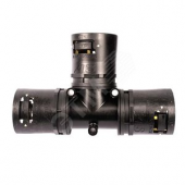 Фитинг AT, Т-образный, нейлон, черный/желтый, d28,d21,d28, AT282128/T/BLY, 1 шт. (AT282128/T/BLY)