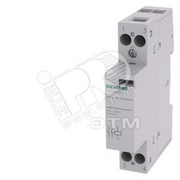 INSTA Контактор 2NO для AC 230/400V 20A катушка AC 230V/DC 220V (5TT5000-0)