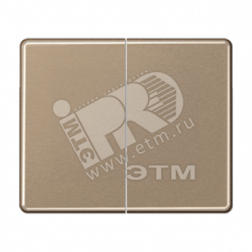 Клавиша короткого хода сдвоенная золотая бронза (SL1565.07GB)