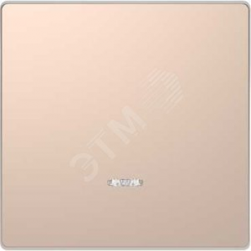 Клавиша одинарная D-Life с линзой для LED модуля шампань SD (MTN3320-6051)