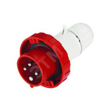 Вилка кабельная IP67 63A 3p+E+N 400V (DIS2186337)