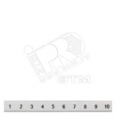 Таблички плоские длинные 61-70 размер ZBF6 (8WH8121-3AB65)