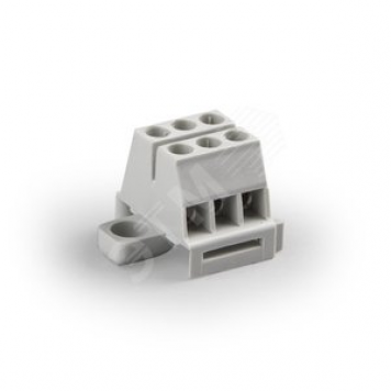 Блок клеммный Ensto Clampo Compact 3-полюсный с защитой проводов, Cu 1.5 мм2, 450 V