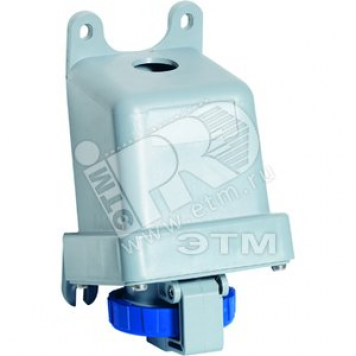 Розетка для монтажа на поверхность 432RS1W 32A 3P+N+E IP67 1ч (432 RS1W)