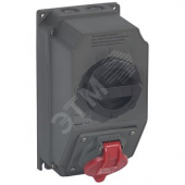 Розетка переносная IP44 3К+З 400v 16А Hypra (059209)