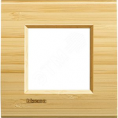 LivingLight Рамка прямоугольная 1 пост Бамбук (LNA4802LBA)