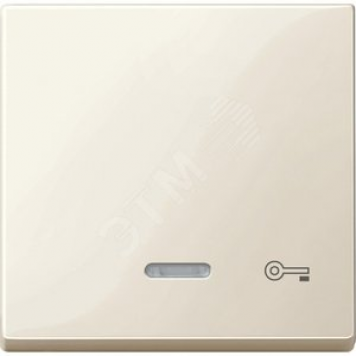 Клавиша с окошком для светящегося индикатора КЛЮЧ бежевая (MTN435344)