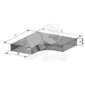 Короб угловой горизонтальный КМУГ 150* 50 УХЛ2,5 (КМУГ150*50)