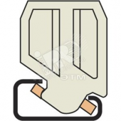 Фиксатор торцевой BAR для рейки DIN1 (ENT1SNA164519R2400)