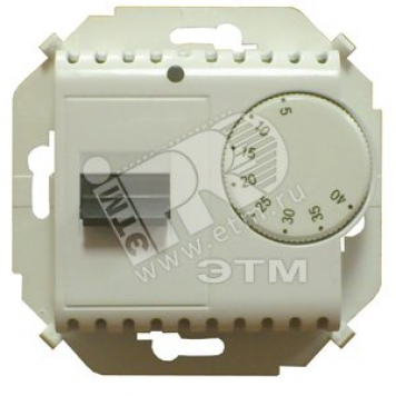 Simon15 Регулятор для теплого пола с зондом 16А 230В 3600Вт 5-40 гр. IP20 белый (1591775-030)