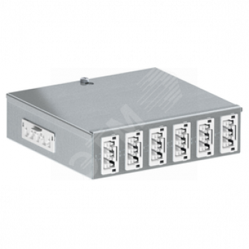Распределитель энергии UVS (сталь ) 6 выходов WINSTA MIDI (UVS-WIN 6W)