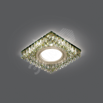 Светильник Backlight BL033 Квадрат. Шампань/Кристалл/Хром, Gu5.3, LED 2700K 1/40 (BL033)