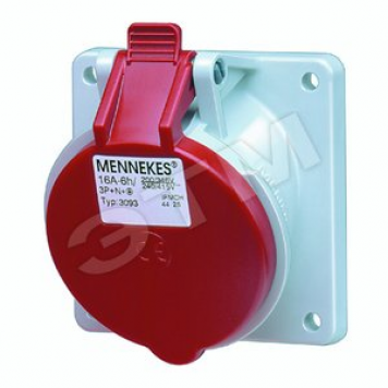 Розетка панельная 16А 3Р+N+E IP44 (3093)