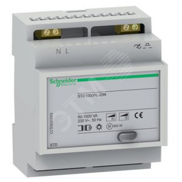 Диммер 1000Вт STD1000RL-DIN одиночный (CCTDD20003)