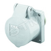 Розетка панельная 32А 2Р IP44