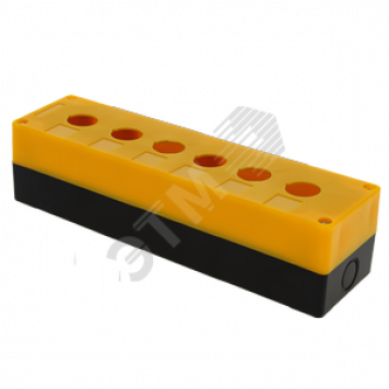 Корпус КП106 пластиковый 6 кнопок желтый (cpb-106-o)