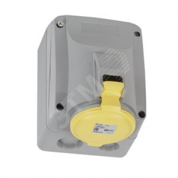 Розетка накладная 32А 2К+З 130В IP44 (555251)