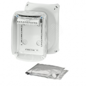 Коробка клеммная с компаундом 180х130х77 мм IP68 1200мл 7хМ20/M25/М32 пятиполюсная 1.5-10кв.мм серая (WP 1006 G)