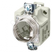 DIAZED Основание плавкой вставки DIII/63A AC690V DC500V 1п крепление на защелках контакт-зажимная скоба (5SF1205)