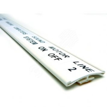 Маркировка MG-17.5-A 990824 (15x107,5 WH) компонентов и оборудования, 15 x 107,5 мм, 7 маркеров в карте, 350 маркеров в упаковке (1SNB990824R0015)