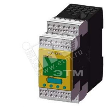 SIRIUS SAFETY RELAY SAFETY-RELATED SPEED MONITORING, 110 - 240 V AC/DC, 45.0 MM, SPRING LOADED CONNECTION, ENABLING CIRCUIT, INSTANTANEOUS: 2NO, ENABLING CIRCUIT, DELAYED: 0, SIGNALING CIRCUIT: 2 ELECTRICAL, NAMUR VERSION AUTO START / MANUAL STA