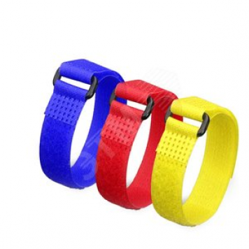 Стяжки велькро в наборе КСВ-Н 20*450 (12шт.) (Fortisflex)