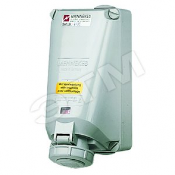 Розетка настенная механическая блокировка DODSCH 32А 2Р+E IP55 (7445)