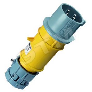 Вилка кабельная 32А 3Р+E IP44 PowerTOP (3945)