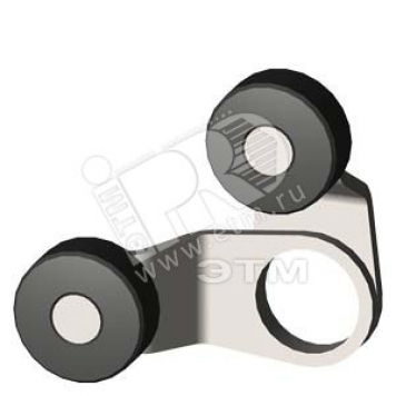 FORK LEVER ДЛЯ ПОЗИЦИОННЫЙ ВЫКЛЮЧАТЕЛЬ 3SE51 2XLEVER MADE OF METAL C ONE STAINLESS STEEL ROLLER 19MM EACH FOR ACTUATOR HEAD 3SE5000-0AT10 (3SE5000-0AT02)