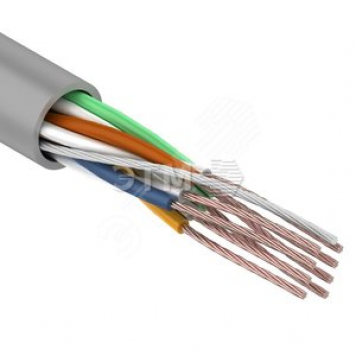Кабель витая пара UTP 4PR 24AWG CAT5e STRANDED (бухта 305 м) (etm01-0044)