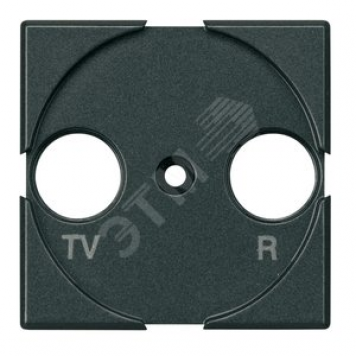 Axolute Лицевая панель для розеток TV + FM антрацит