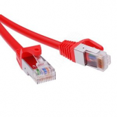 Патч-корд экранированный CAT6 F/UTP 4х2 LSZH красный 3м