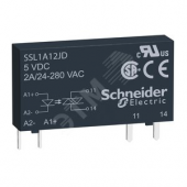 Реле твердотельное 1 фаза 2А 60-280В DC