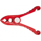 KNIPEX Зажим VDE из пластмассы 1000V диэлектрический, ширина зажима 15 мм, L-150 мм, для надежной фиксации изолирующих ковриков, KN-986402 (KN-986402)