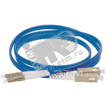 Патч-корд оптический 50/125 (OM4) LC/UPC-SC/UPC (Duplex) 100м (FPC5004-LCU-SCU-C2L-100M)