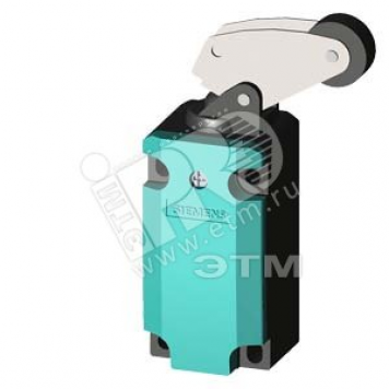 SIRIUS POSITION SWITCH PLASTIC ENCLOSURE 40MM TO EN50041 DEVICE CONNECTION 1X (M20X1.5) 1NO/1NC SLOW-ACTION CONTACTS ANGULAR METAL ROLLER LEVER AND PLASTIC ROLLER 22MM (3SE5132-0BF05)