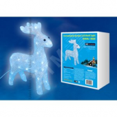 ULD-M3739-040/STA WHITE IP20 DEER Фигура светодиодная «Олень», 40 светодиодов, 37*11*39 см, белый, IP20