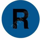 Ключи линзы , плоские синие , R, M22-XDL-B-X6 (218304)