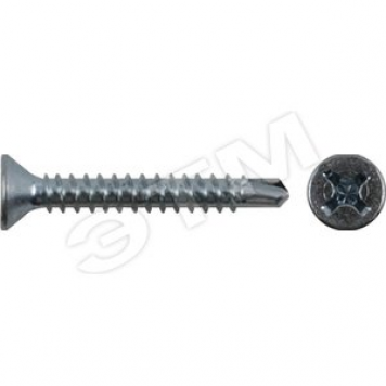Саморез DIN7504M 4,2х25 полукруглая головка, сверлоконечный (100шт) (21885-0)