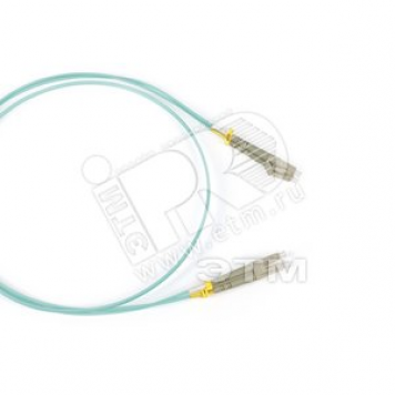 Патч-корд волоконно-оптический (шнур) MM 50/125(OM3) LC-LC duple* LSZH 2 м