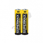 Элемент питания R03 (ААА) 1.5V Zinc carbon 2S в шринке Supermax